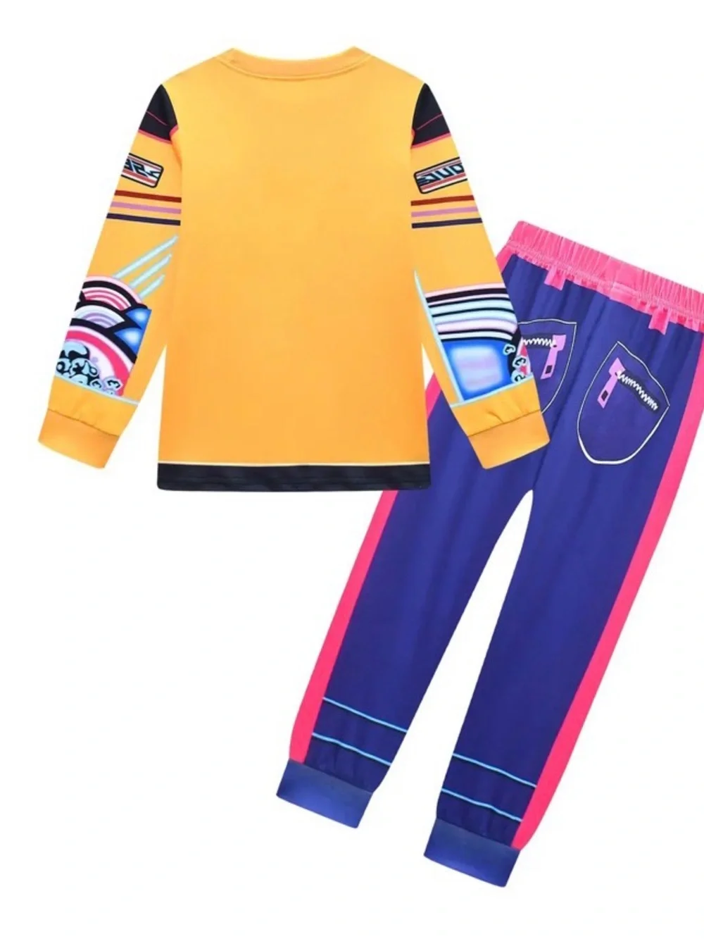 Demon Hunters K-Pop Set with Long Sleeves and Pants, Kid size 2T-3T. (110) Yell